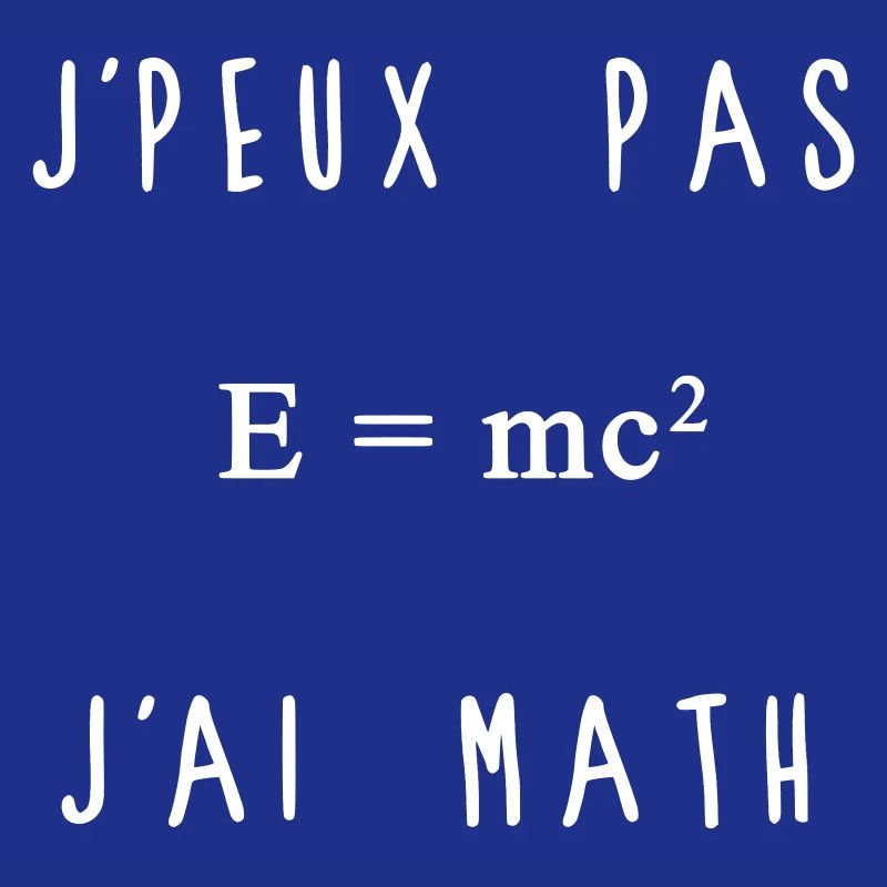 J'peux Pas J'ai Math Blanc