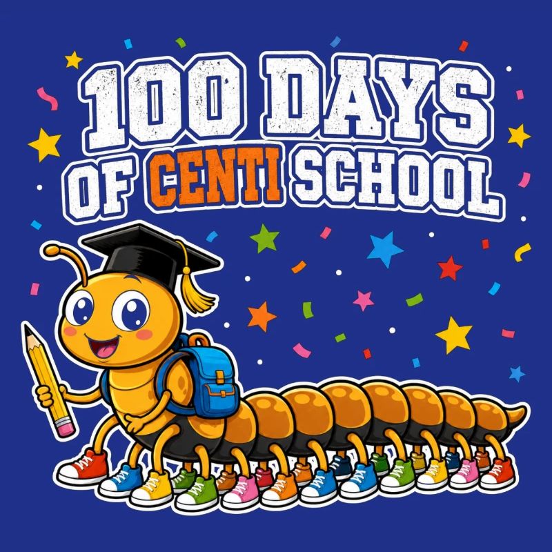 Centipede 100 jours d’école Cent jambes