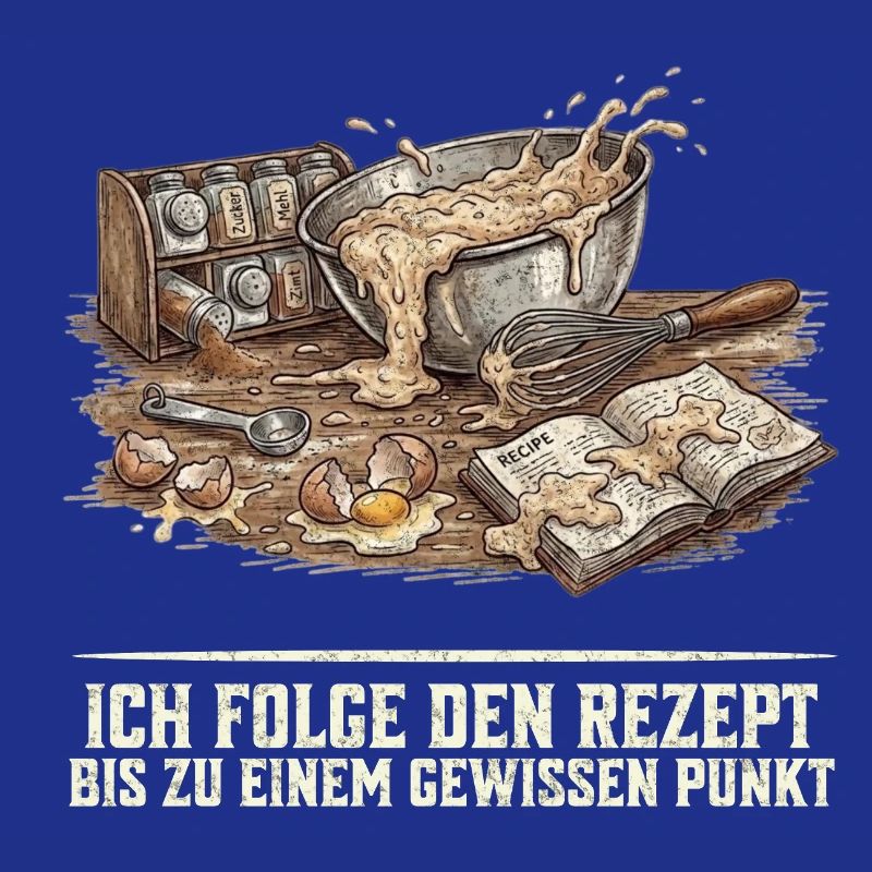 Backen Rezept Lustiger Spruch Hobbybäcker Geschenk