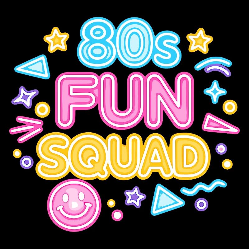 80er Fun Squad Neon Glow
