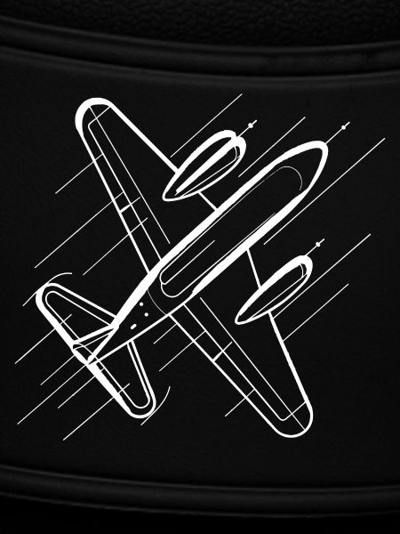 Airplane Line Art