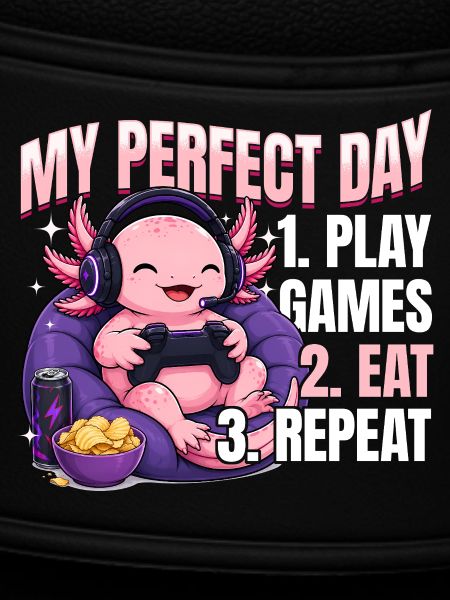 Funny Axolotl Gamer Gaming