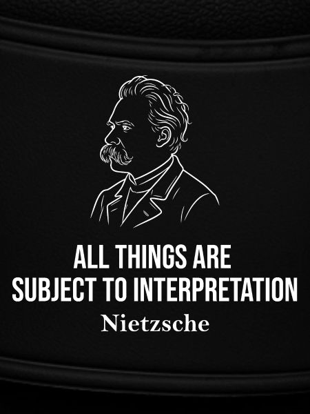 Nietzsche-Interpretations-Porträt-Tee