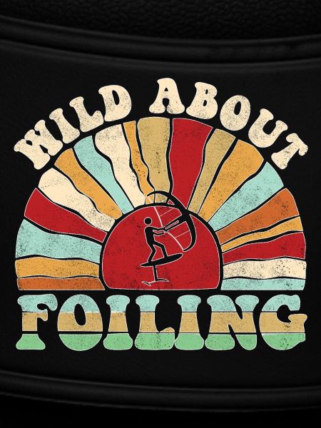 Wild about Foiling - retro sunset