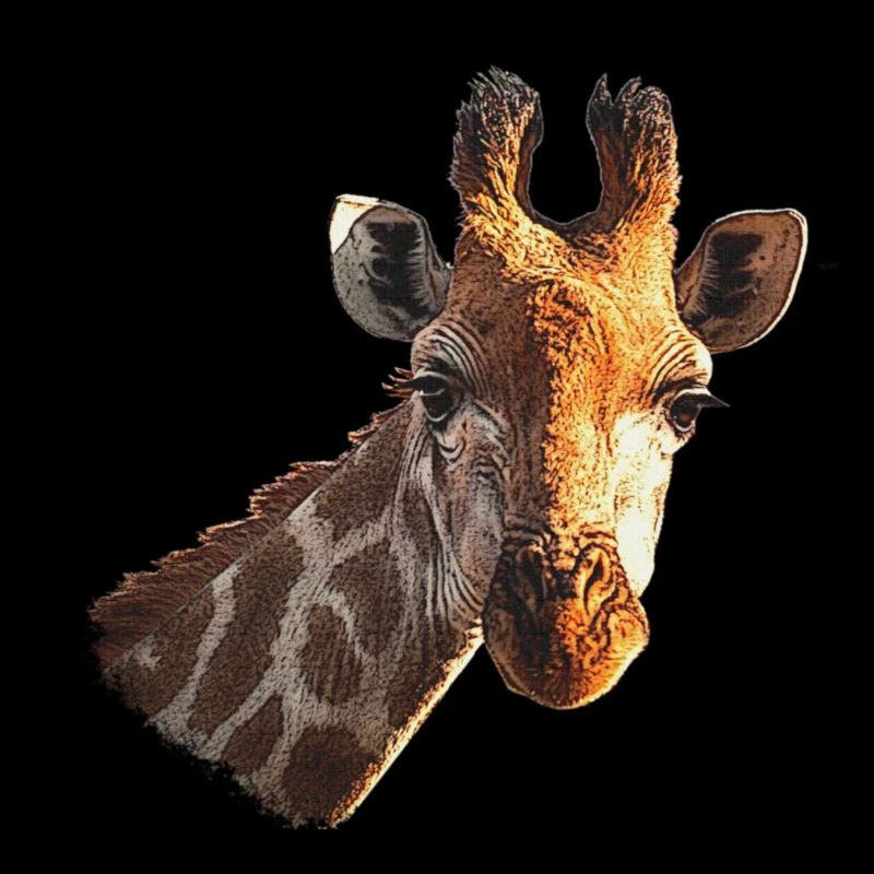 Giraffe,gesicht, tolle geschenke tiermotiv