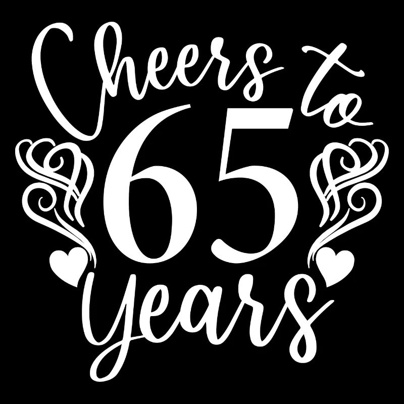 Vive 65 ans 65e anniversaire