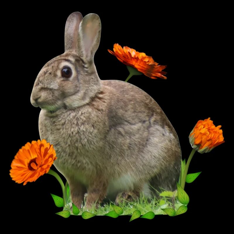 Lapin de Pâques lapin Calendula