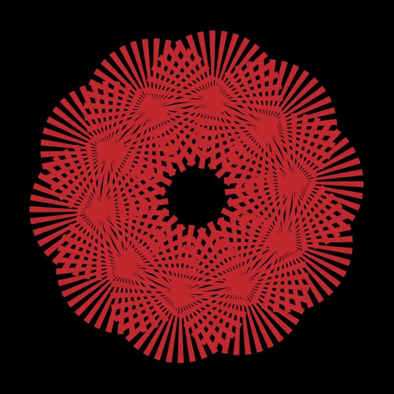 Mandala | Rayons de soleil | Modèle