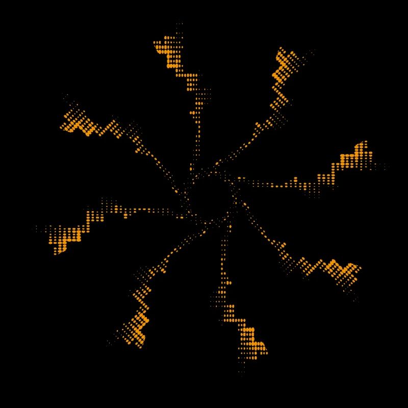 Pixel de feux d’artifice Éolienne gyroscopique