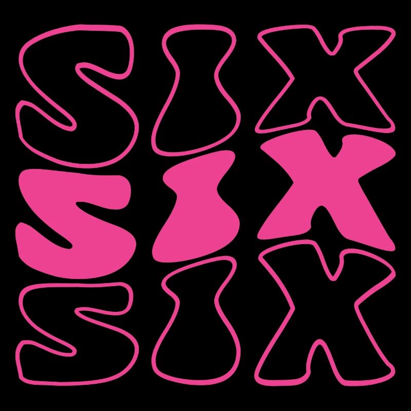 Six 6e anniversaire pour les filles de 6 ans
