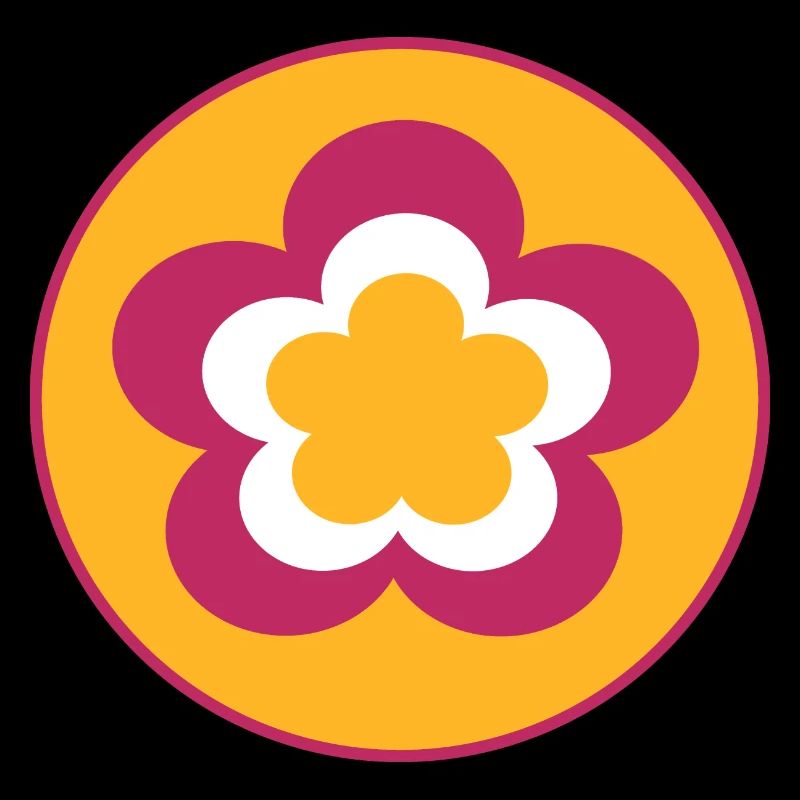 70s Flower Pattern Retro Hippie Flowers Power