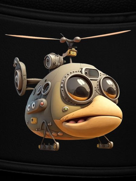 Comic Helicopter
