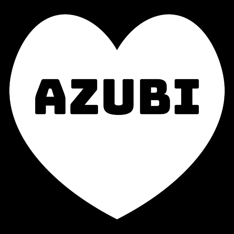 Herz Azubi weiss