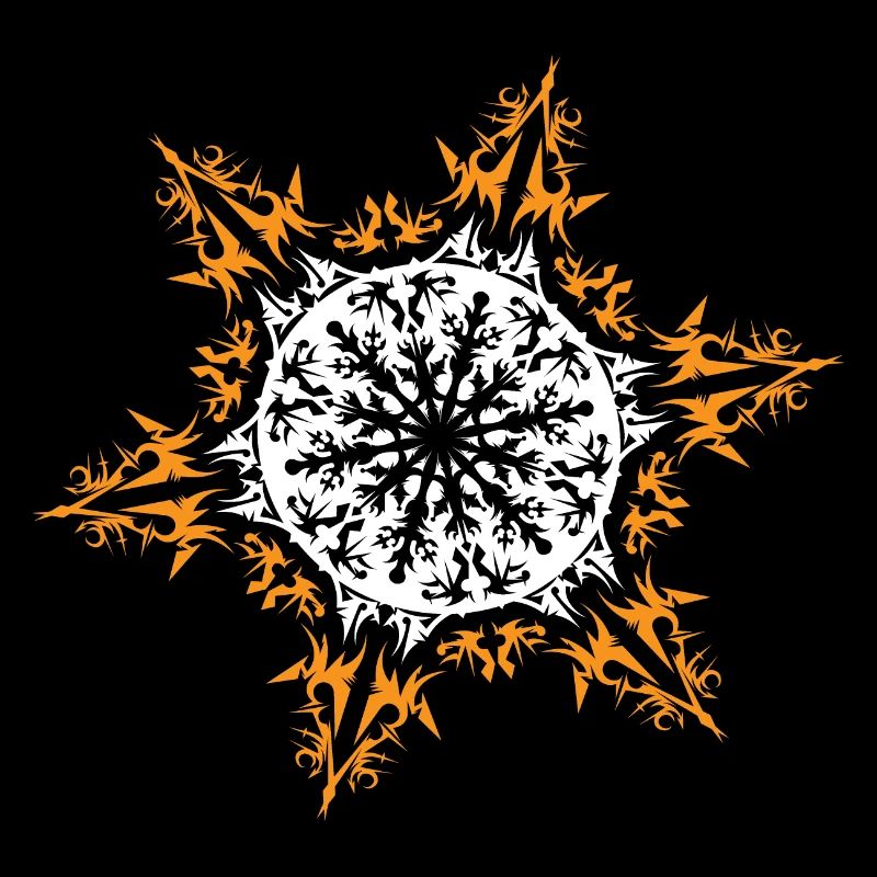 Noël cristal de neige icône flocon de neige icône logo