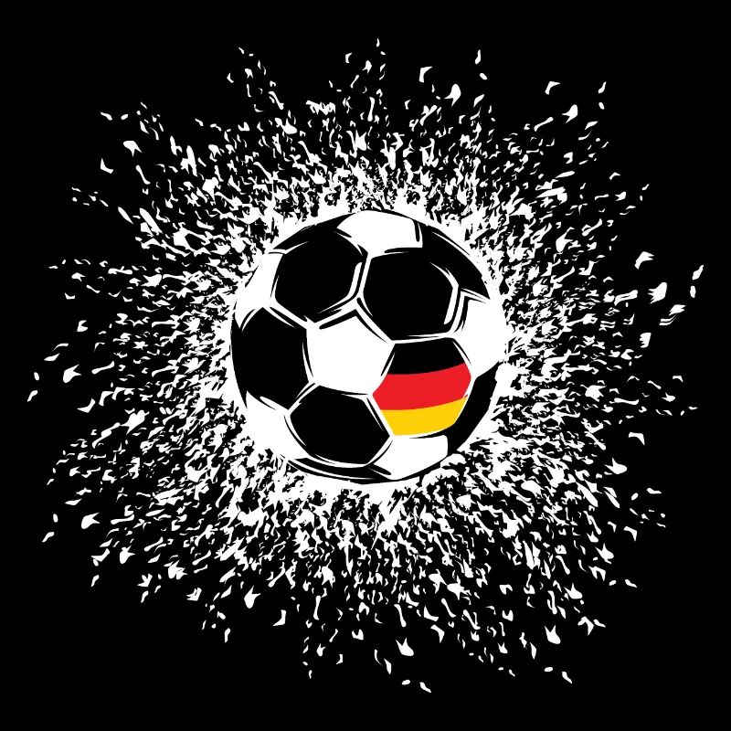 Fußball Deutschland Sonne Illustration Explosion