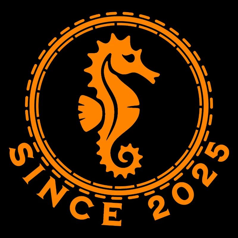 Seepferdchen Ozean Design