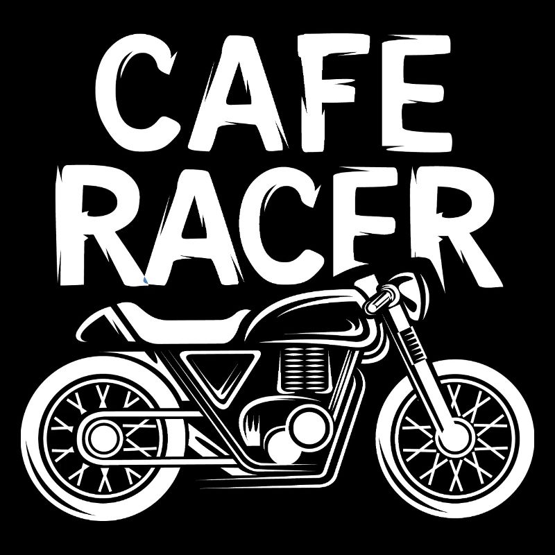 Caferacer Motorcycle Icon - Custom Motorcycle Logo