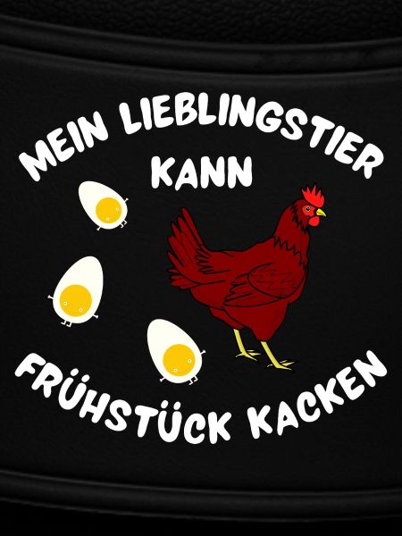 Hühnchen mit Frühstücksfreude Design