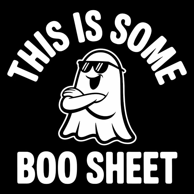 Boo Sheet Ghost with Sunglasses