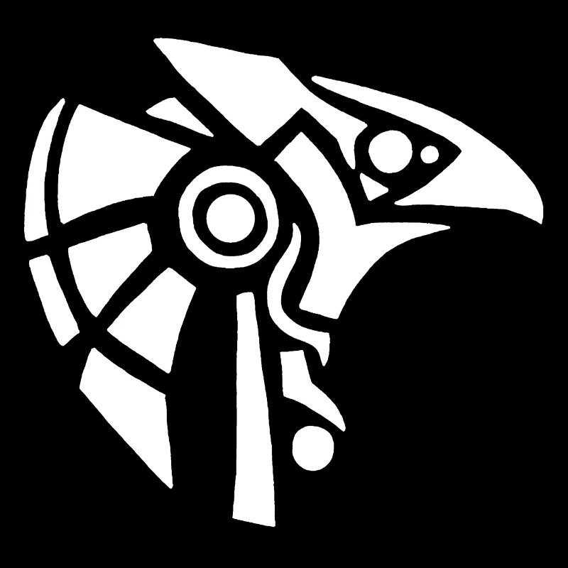 Dieu égyptien Horus (blanc)
