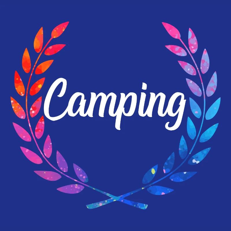 Camping Farblaurel Script