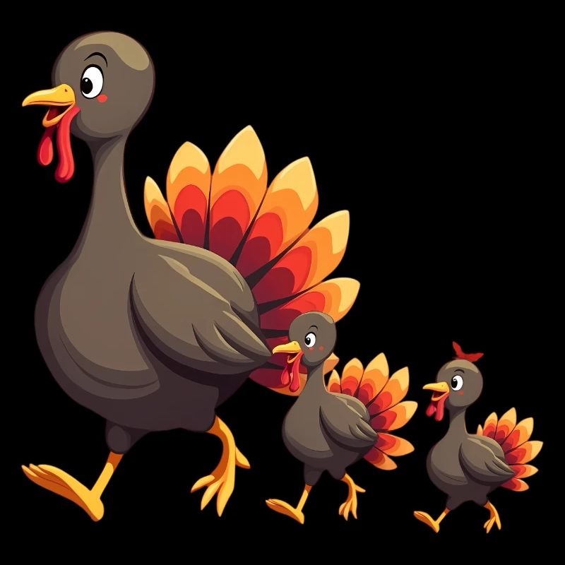 Bébé dinde de Thanksgiving