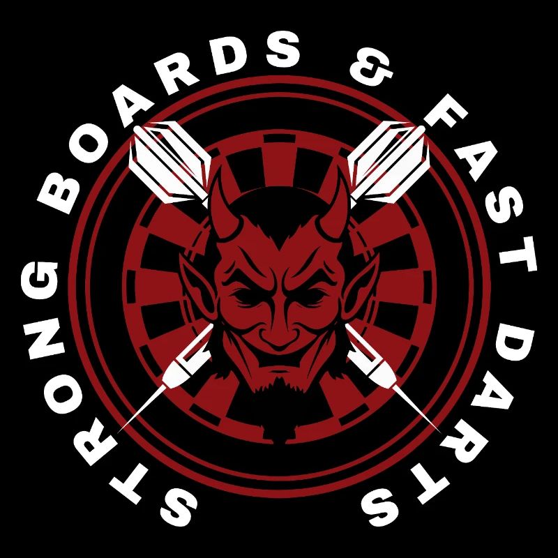 Fléchettes, cible de bœuf, jeu de fléchettes et diable.