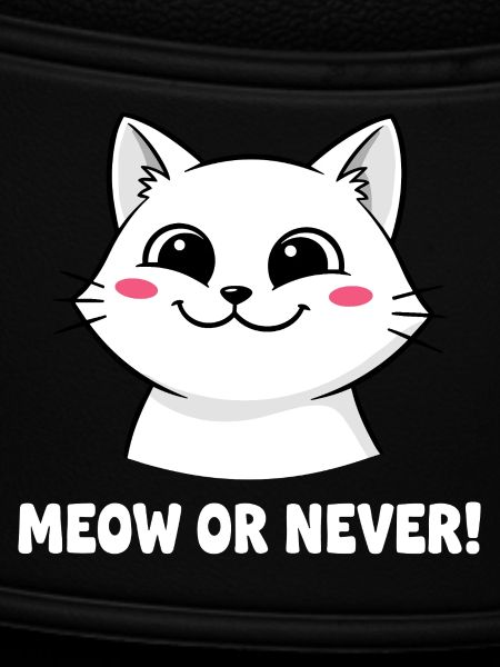 Meow or Never Katze