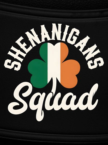 Irish Shenanigans Squad Shamrock Design