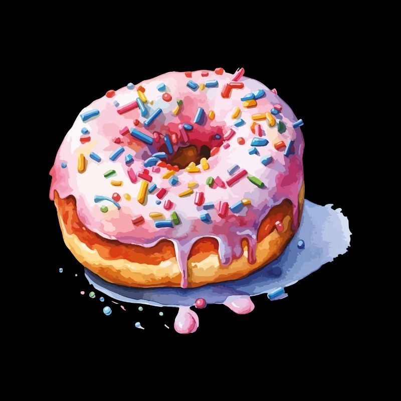 Donut with sprinkles