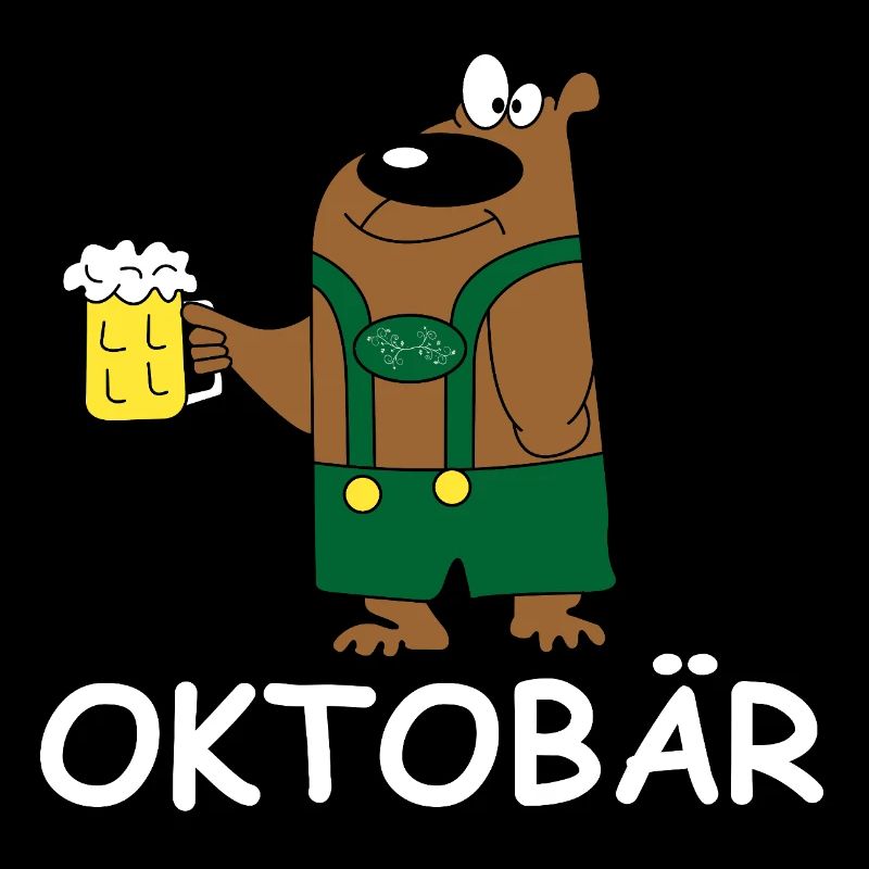 Oktobär Bierheld Illustration Party grillen Bier