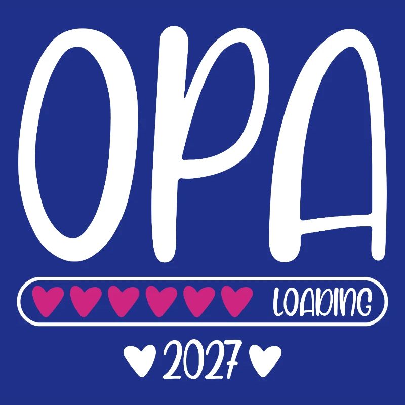 Opa 2027 loading mit Herzchen Ladebalken