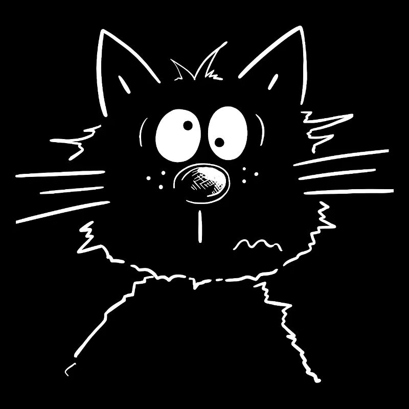 Funny Cats Sketch Cat Drawing