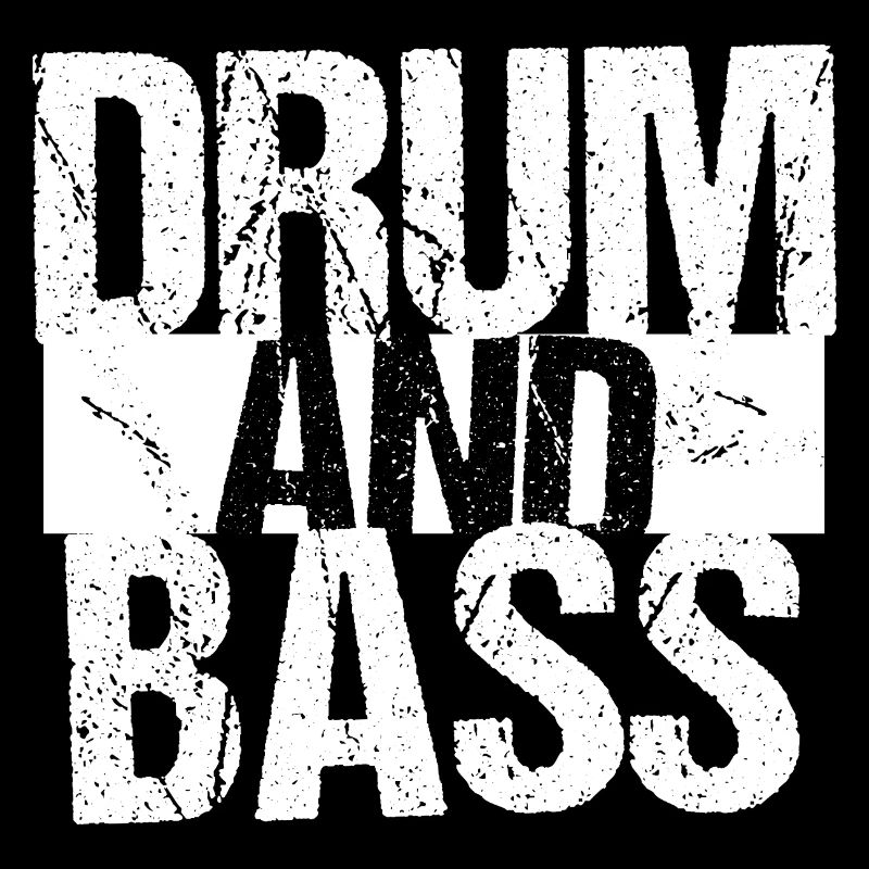 Drum-and-Bass Typografie-Logomusik