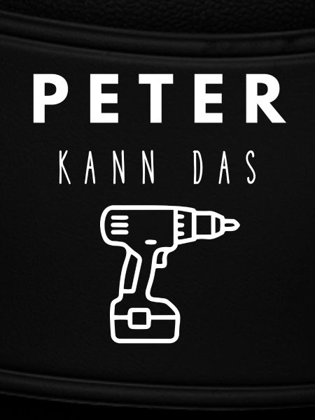 Peter Name Handwerker Werkzeug Akkuschrauber