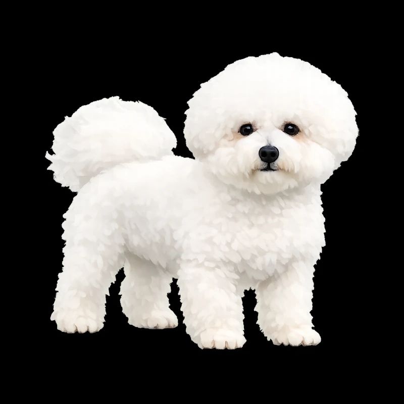 Chiot Bichon Frisé réaliste