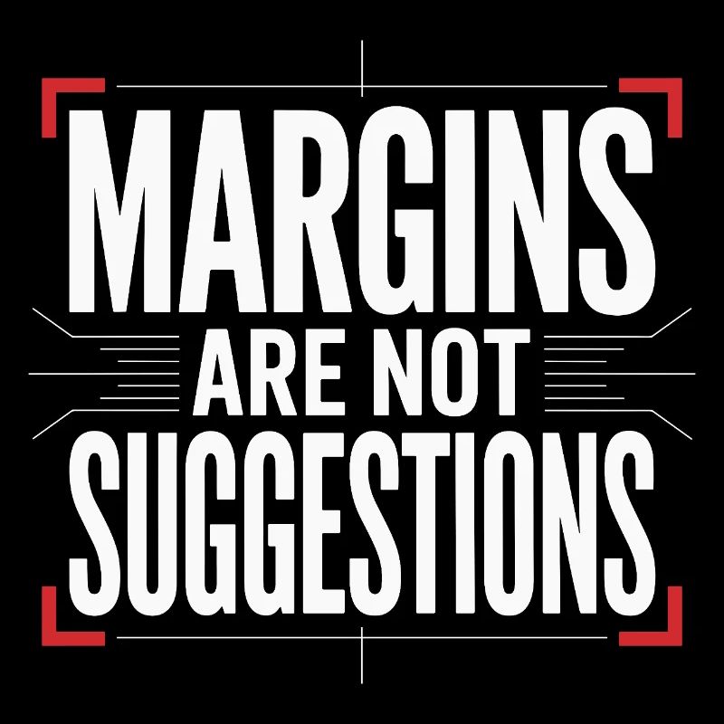 Les marges du designer d’impression sont des designers experts en impression