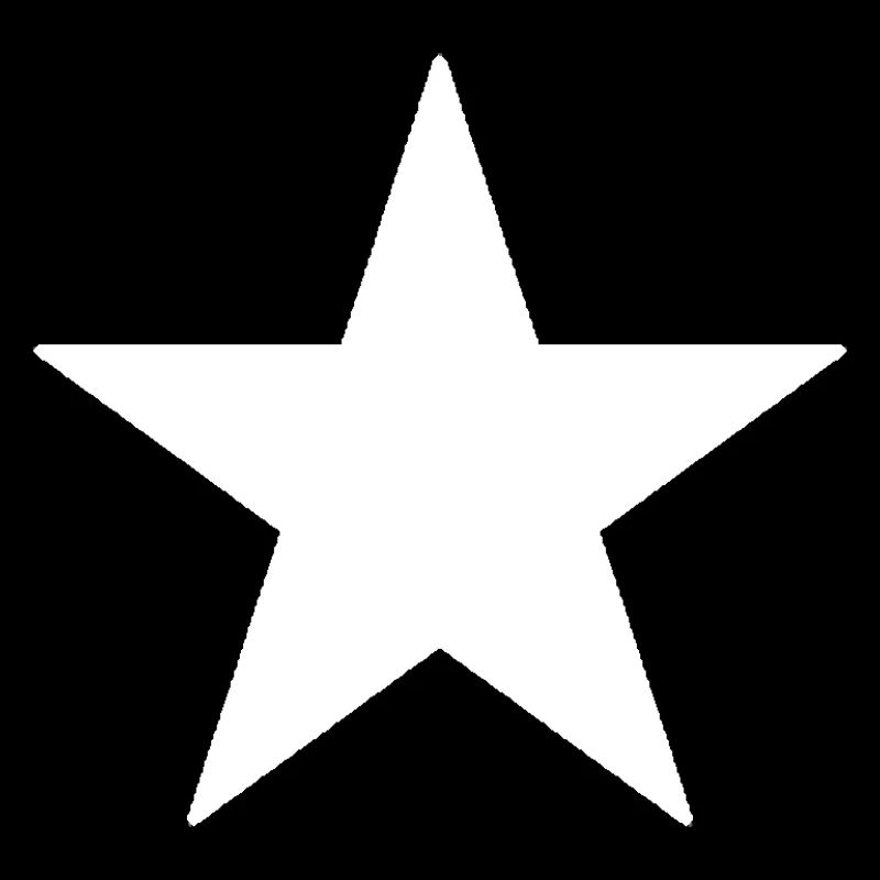 White Star auf schwarzem Hintergrund