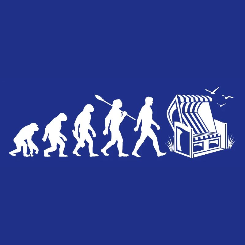 Evolution - Beach chair - Holiday - Sea - Seagulls