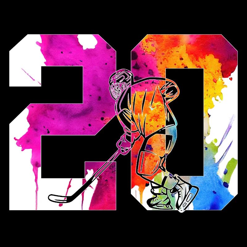 NUMÉRO 20 HOCKEY SUR GLACE 20E ANNIVERSAIRE