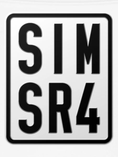 Simson SR4 Moped Kennzeichen