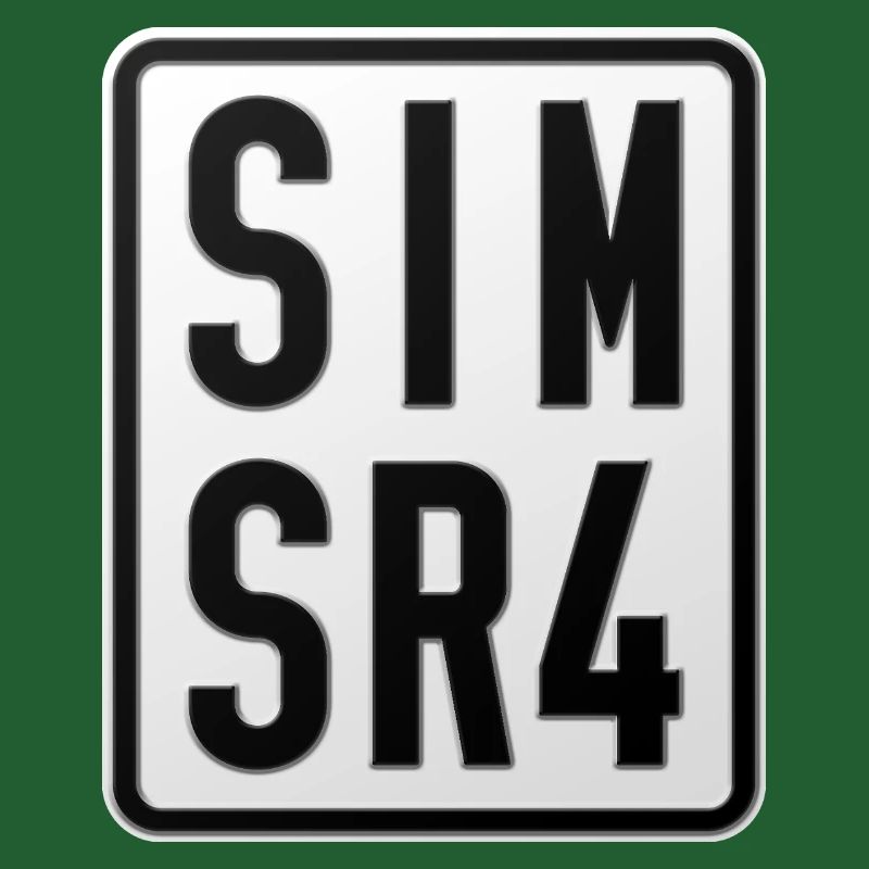 Simson SR4 Moped License Plate