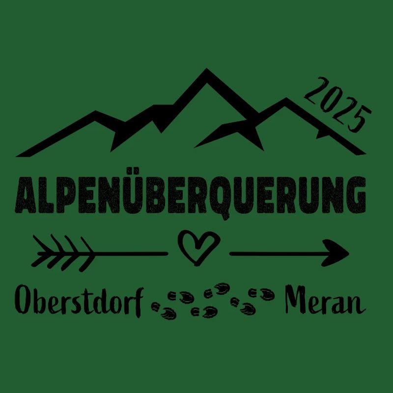 Alpenüberquerung 2025 Oberstdorf Meran E5 Geschenk