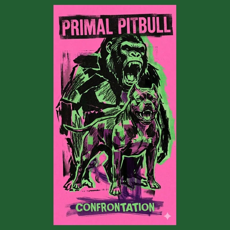 Primal Pitbull Konfrontation