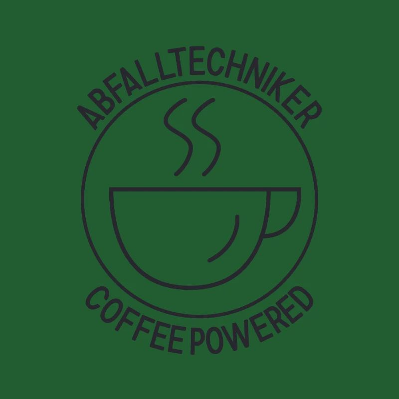Abfalltechniker Coffee Powered