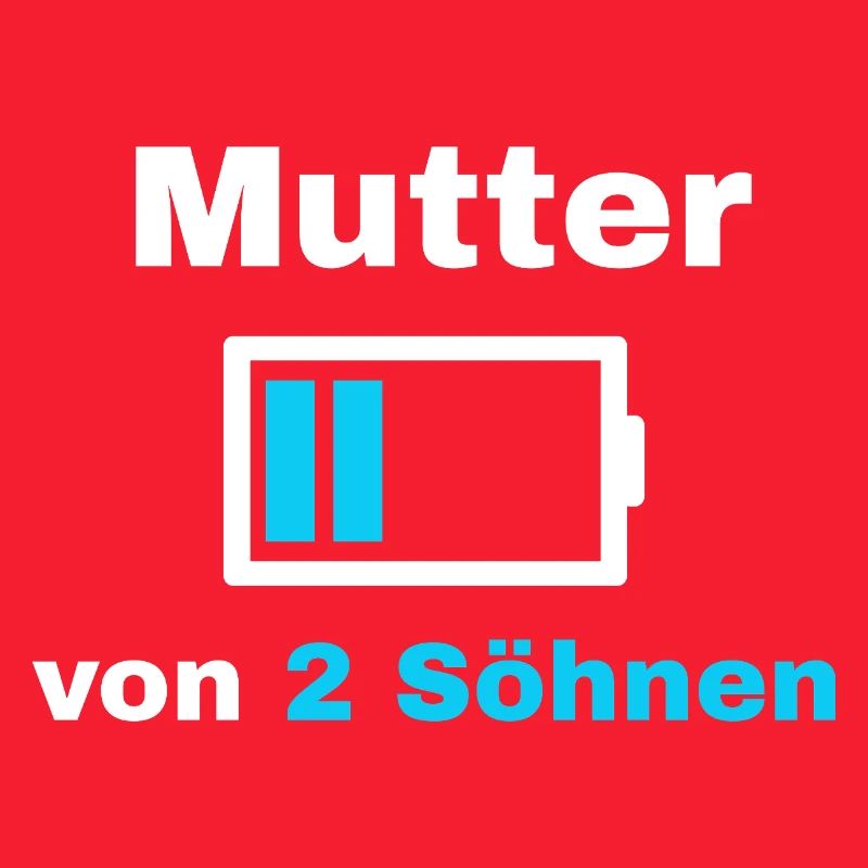 Mutter Sohn Spruch Stolz Mama 2 Kinder Geschenk