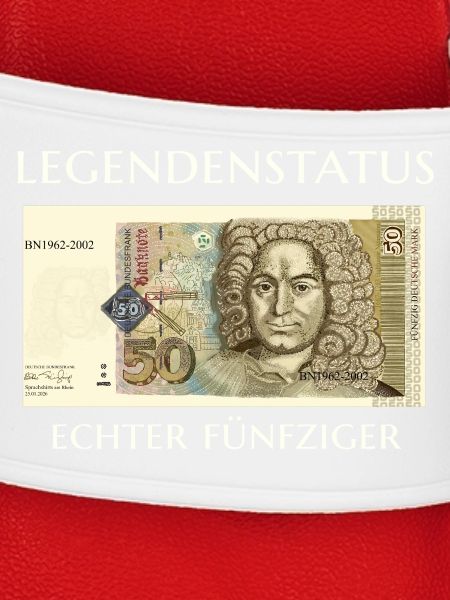 Legendenstatus Echter Fünfziger, handgezeichnet