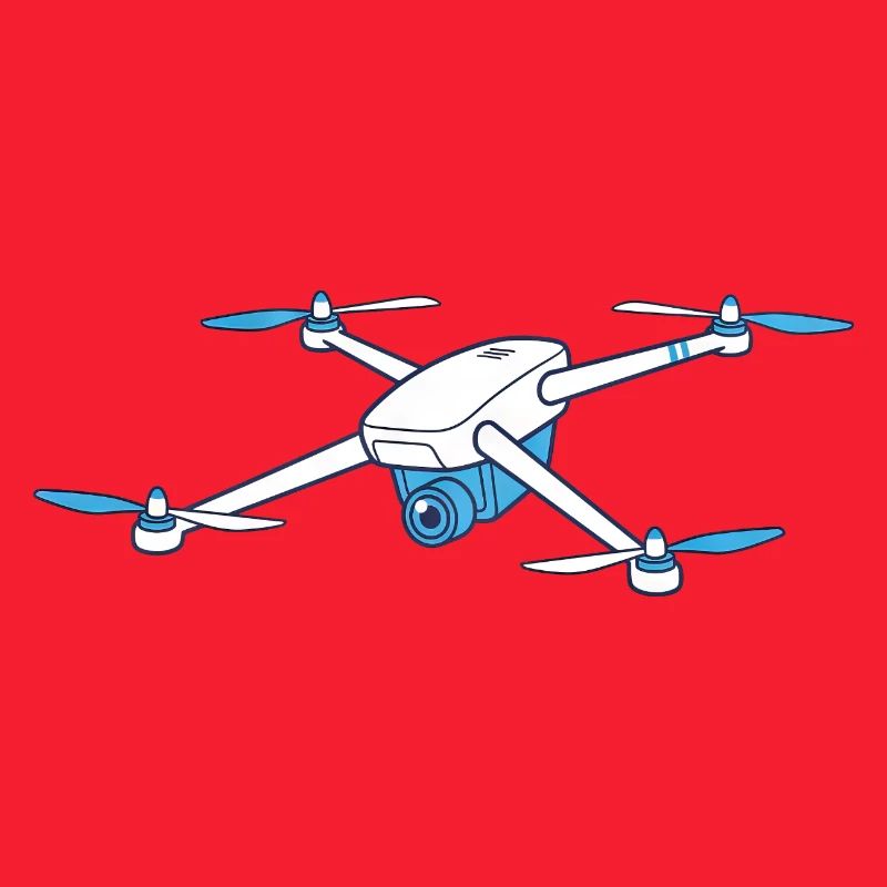 Funny Drone Pilot Cartoon Hobby Pilot