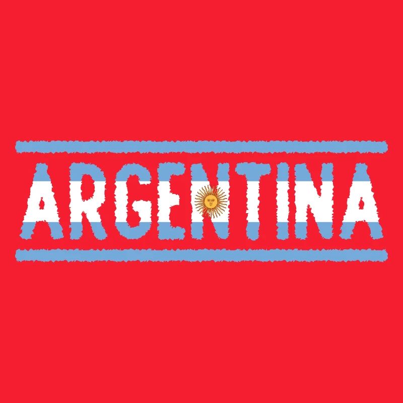 Texte du drapeau argentin Design vieilli de la Sun Pride