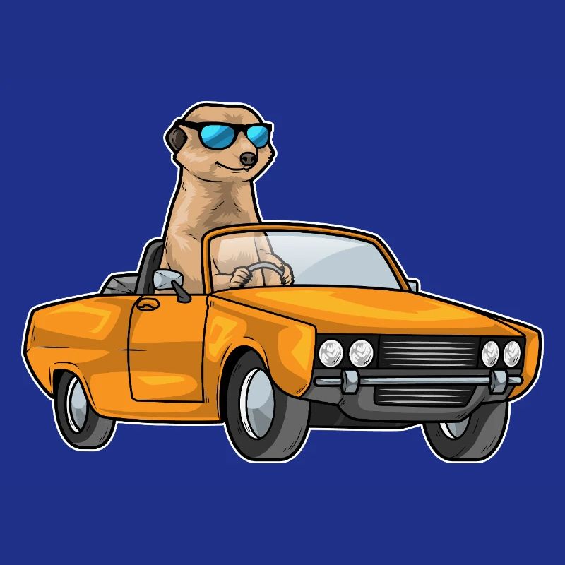 Erdmännchen Auto
